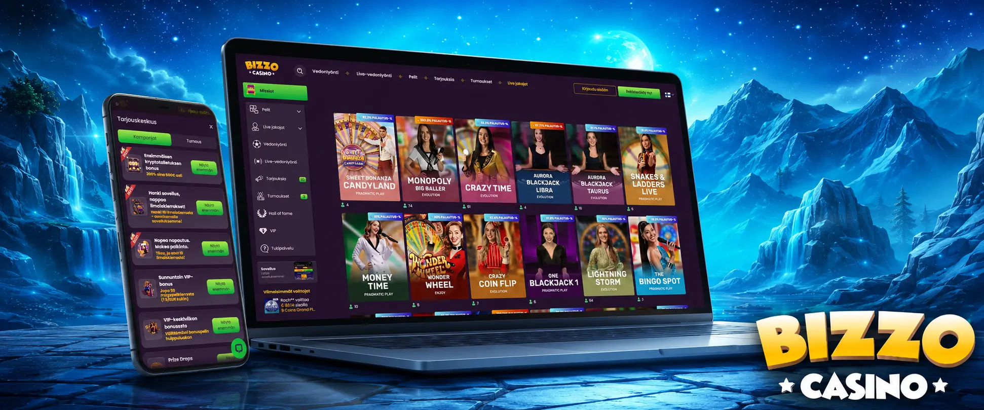 Bizzo Casinon mobiilikokemus